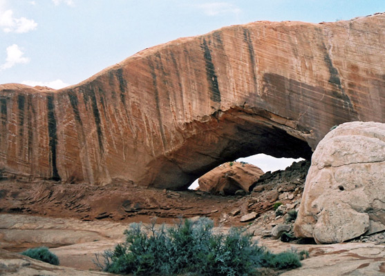 The thick span of Phipps Arch