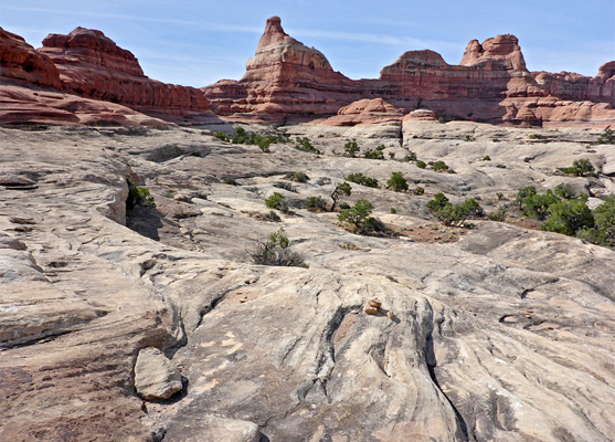 Slickrock east of Squaw Canyon