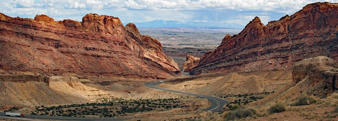 I-70 inside the San Rafael Reef