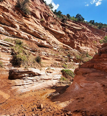 Narrow place in Tom's Canyon