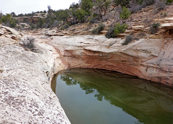 Pothole in Tuwa Canyon