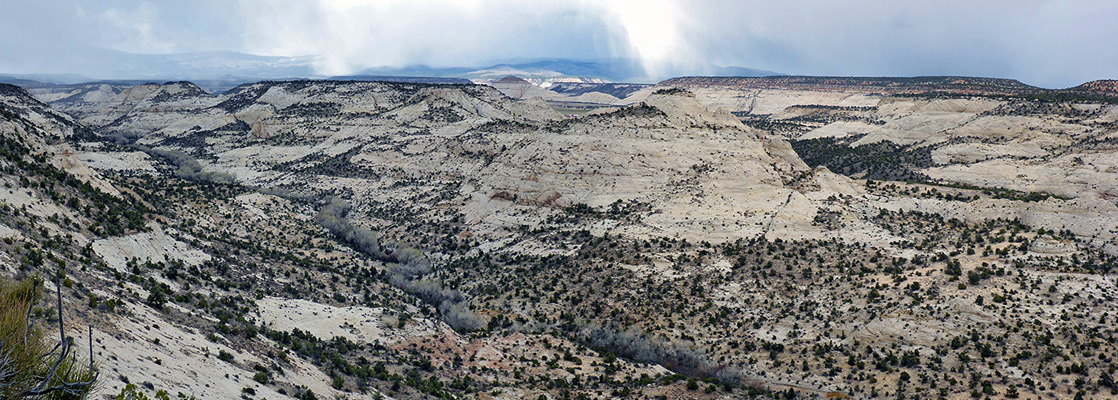 The canyon of Dry Hollow, east of UT 12