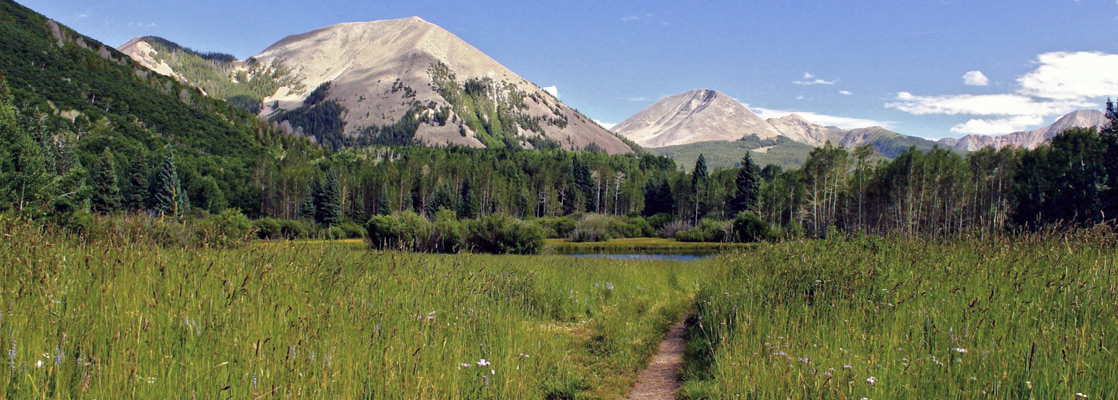 Warner Lake and Haystack Mountain