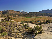 Bench beside Left Hand Collet Canyon