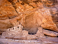 Ruins in an alcove