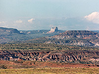 Badlands near the Paria River