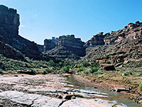 Wide part of the canyon