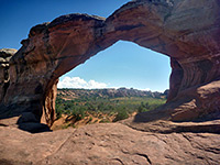 North side of Broken Arch