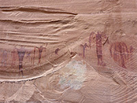 Row of pictographs