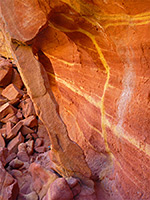 Arch and boulders