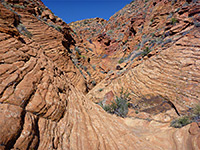 Rocks around the drainage