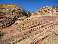 Cross-bedded sandstone