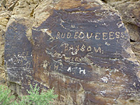 Bud Loveless signature