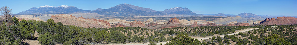 Waterpocket Fold and the Henry Mountains