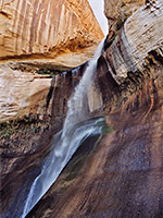 Side view of Lower Calf Creek Falls