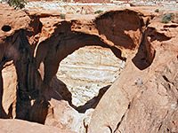 View behind Cassidy Arch