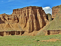 Cliffs of Cathedral Valley