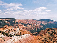 View from the summit road