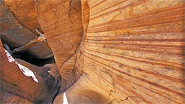 Stripy sandstone