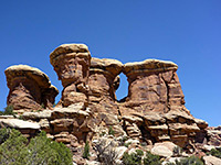 Arch and pinnacles