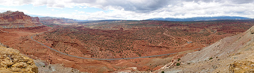 View south from Mummy Cliff