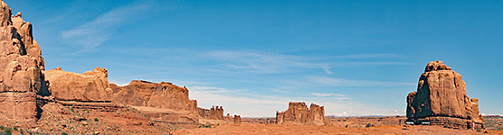 Cliffs and buttes