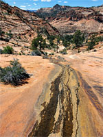 Trickling water