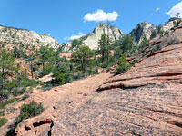 Red and white sandstone