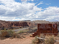 East entrance to the national park