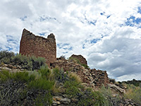 Clouds above the canyon