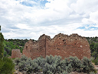 Reddish walls