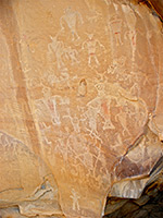 Petroglyphs near the quarry