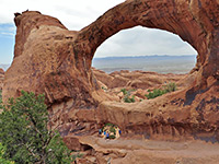 Far side of Double O Arch