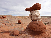 Hoodoo and boulders