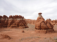 Formations and sandy flats