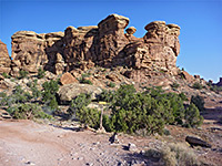 Junction along Elephant Hill Trail