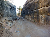 Elephant Hill Trail - narrow place