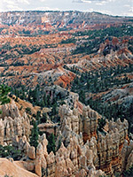 Hoodoos west of Fairyland Point