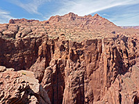 Cliff below the Echo Peaks