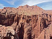 Cliff below the Echo Peaks