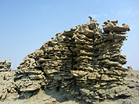 Big sandstone block