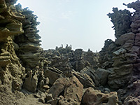 Boulders in the ravine