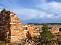 Light-colored stones