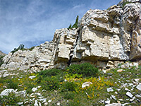 Cliffs above Faxon Lake