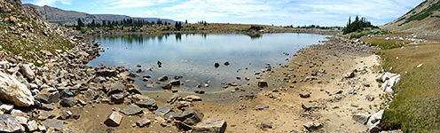 Boulders beside Faxon Lake