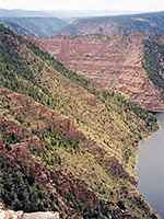 Cliffs below the visitor center