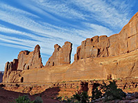 Fins near Courthouse Towers