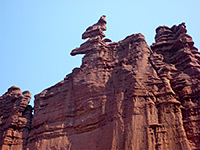 Eroded rocks