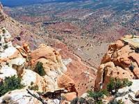 West side of Capitol Reef