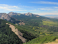 The southern peaks